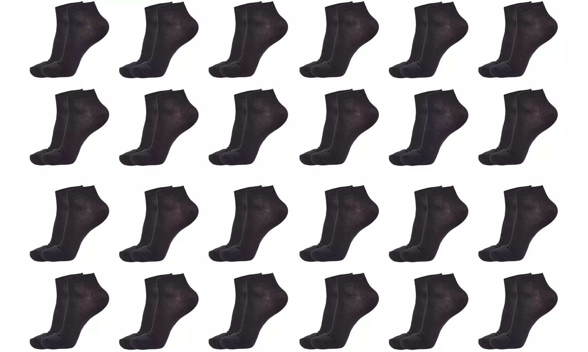 6, 12 o 24 calzini corti alla caviglia El Charro