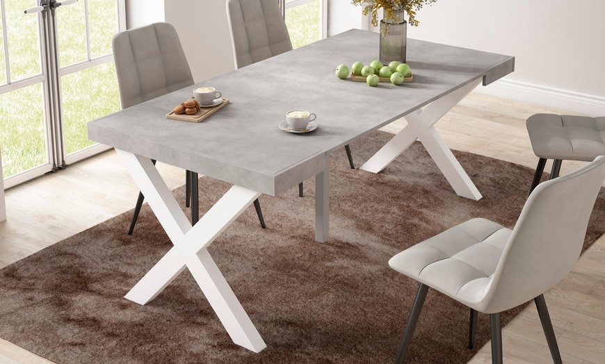 Image 1: Table console extensible 