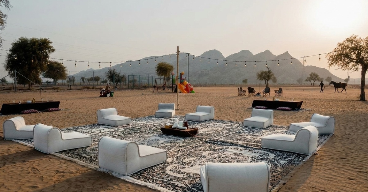 Sunset Lounge & Overnight Camping In The Majestic Mleiha Desert Sunset Lounge & Overnight Camping In The Majestic Mleiha Desert