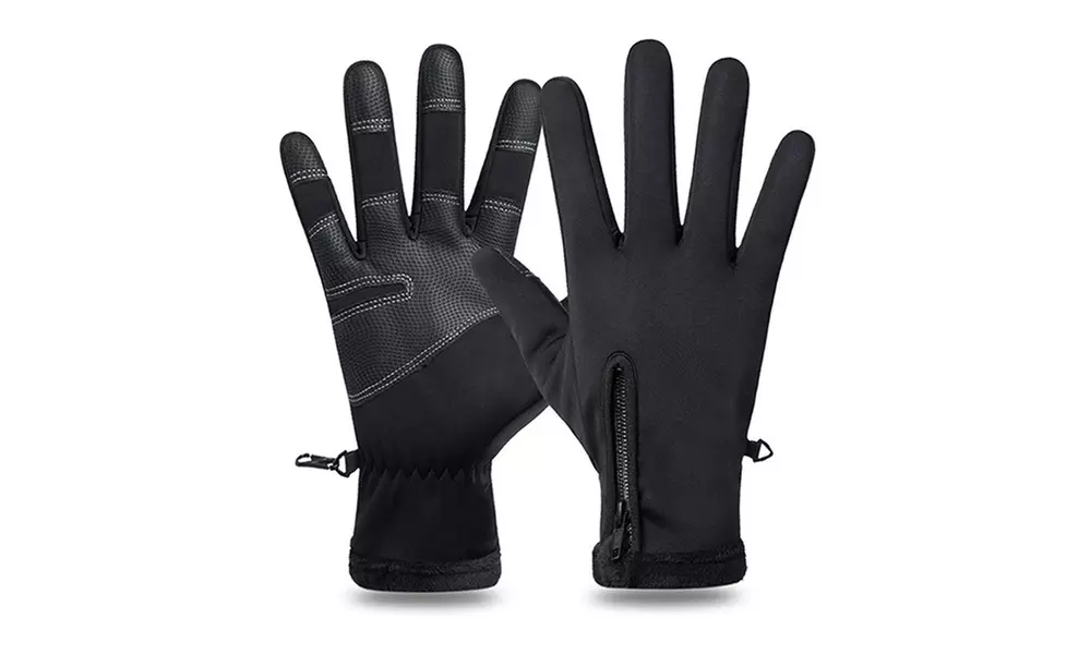 Men Women Winter Windproof Gloves Waterproof Thermal Gloves Touch Screen Mittens