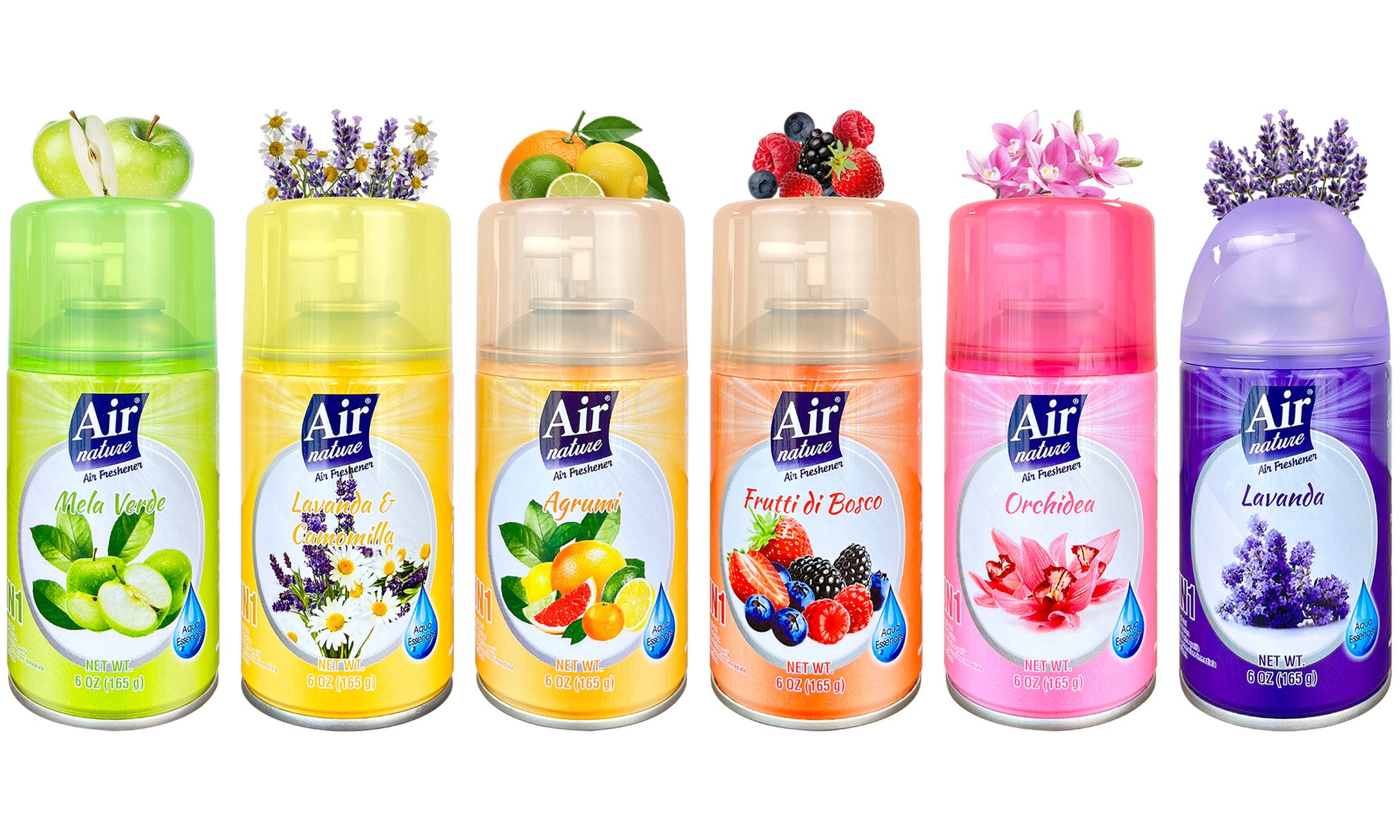 Air Natur 6-delige luchtverfrisser set