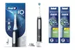Brosse à dent électrique Oral-B  avec 5 ou 10 têtes de brosses Crossaction ou Sensitive Clean Braun - Second Medium