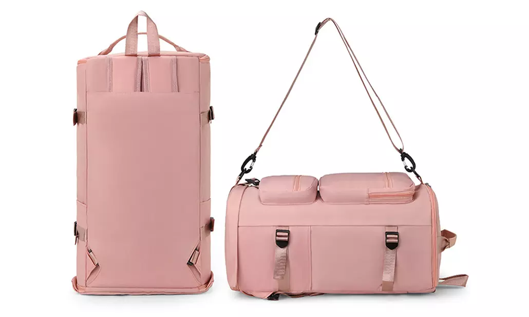 Water Repellent Travel Duffle Bag Gym Backpack