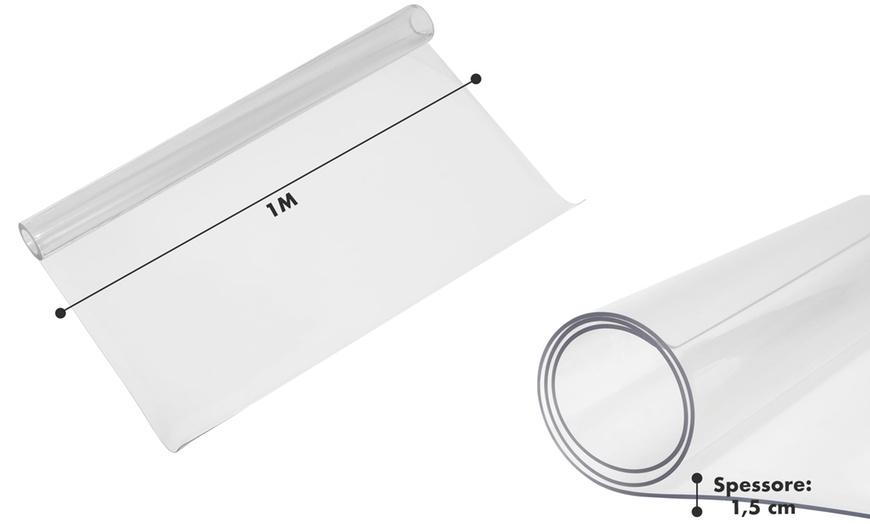 Image 6: Pellicola in Pvc salvatavolo