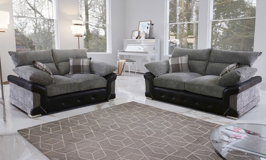 Image 3: Modern Fabric Sofa Collection