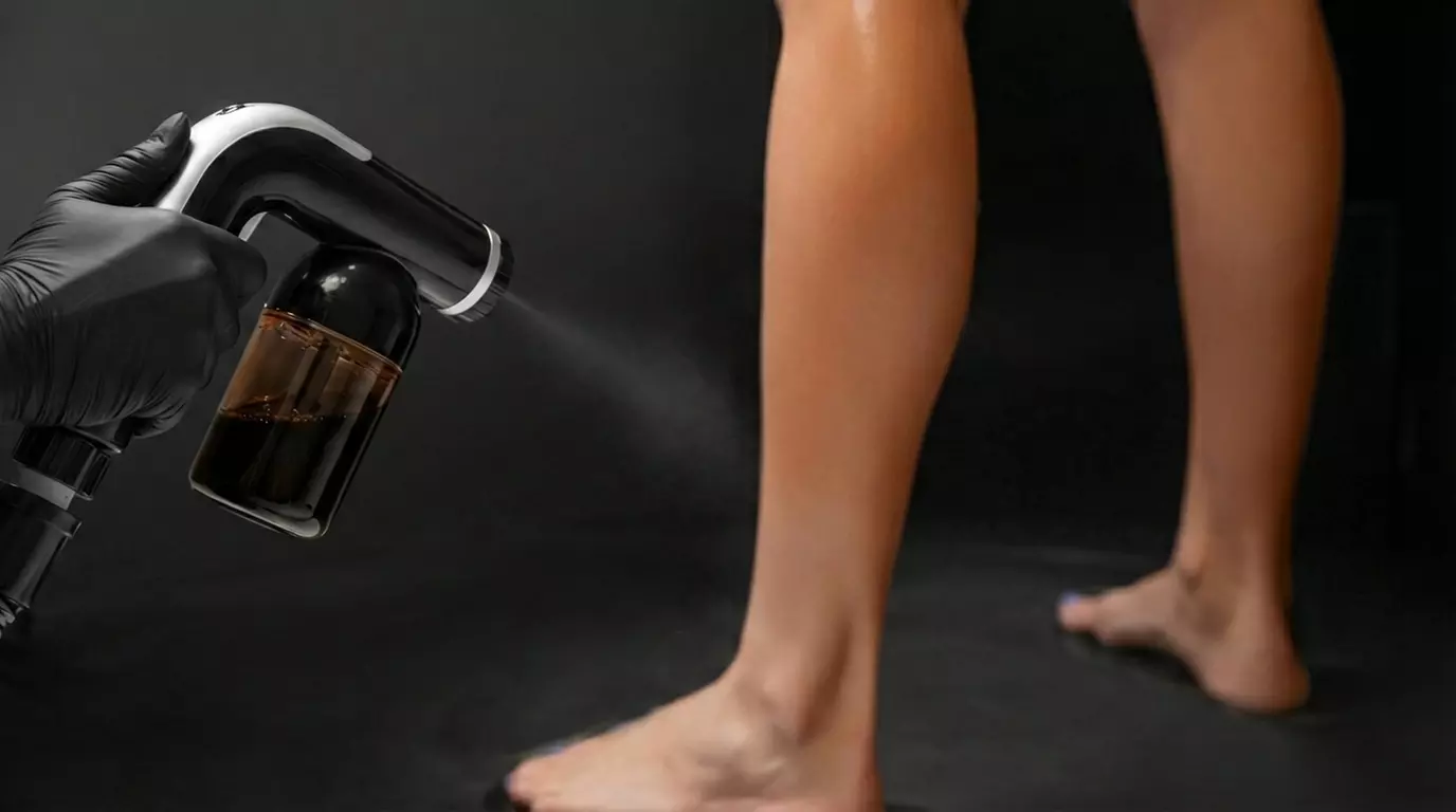 Customizable Classic or Rapid  Spray-Tan Session / Spray Tan Gift Card - Up to 30% Off at Koulla Than The Sun - Primary Image