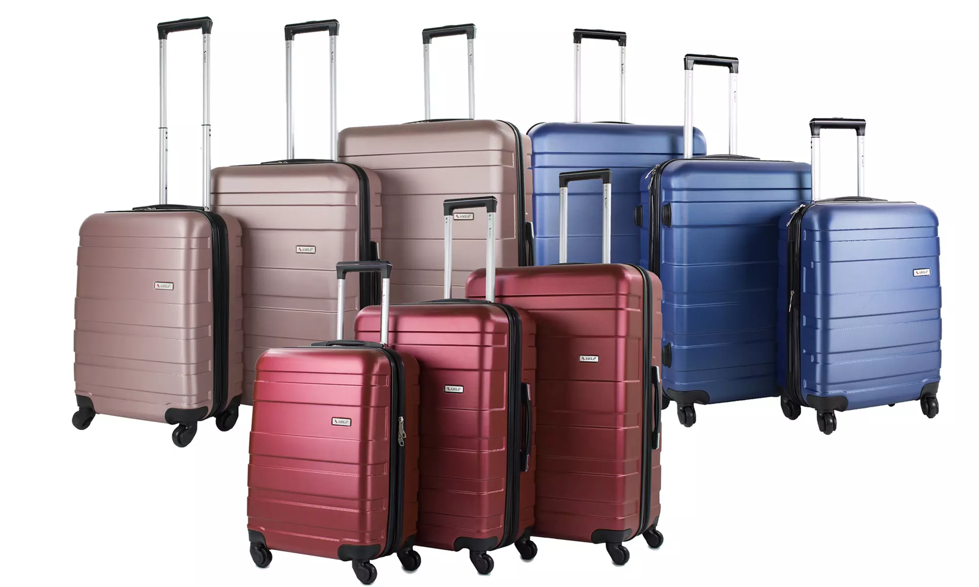 AMKA Verano Hardside Expandable Spinner Upright Luggage Set (3-Piece) - Primary Image