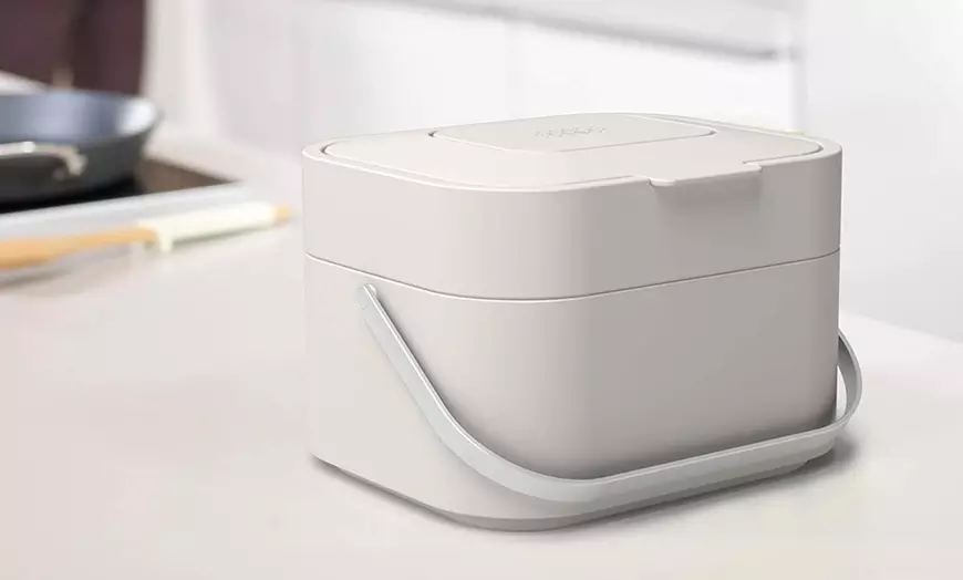 Image 1: Joseph Joseph Stack Food Waste 4L Caddy