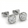 Image 2: MGJ™ 0.5ct Moissanite Stud Earrings, D Color and VVS1 Clarity