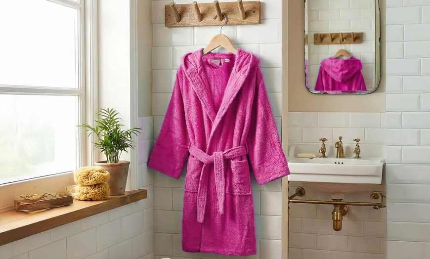 Image 16: Accappatoio bambino in 100% cotone