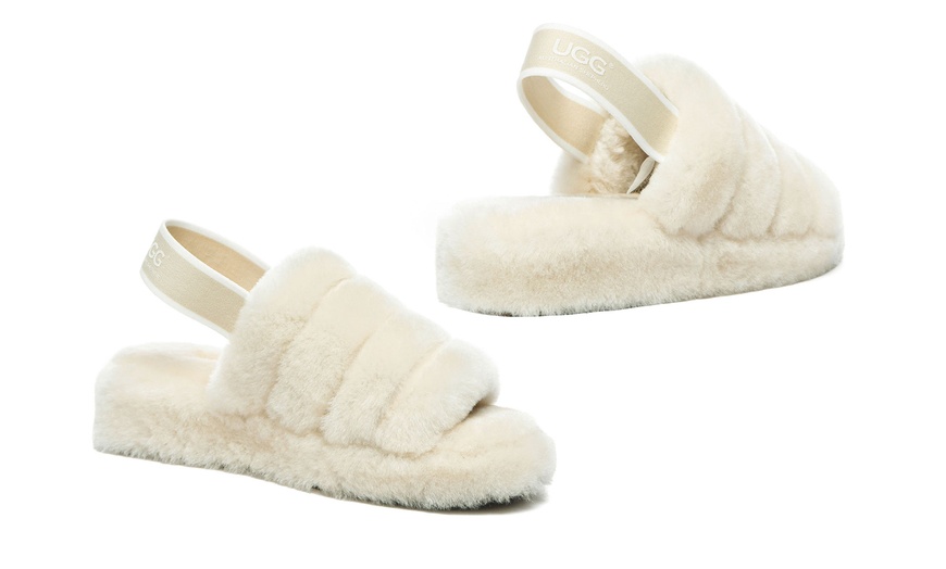 Image 21: UGG Puffy Slippers
