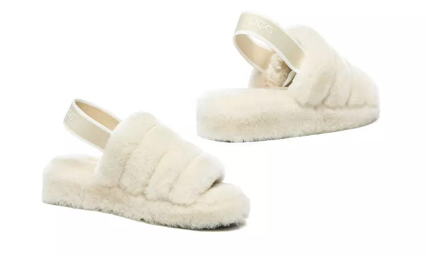 Image 21: UGG Puffy Slippers