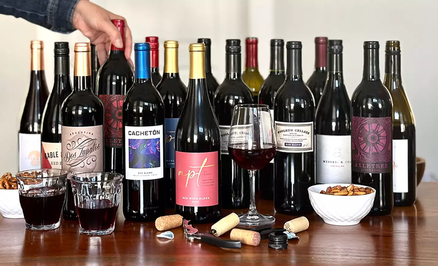  Up to 75% Off 6, 12, 15, or 18 Bottles of Red Wine