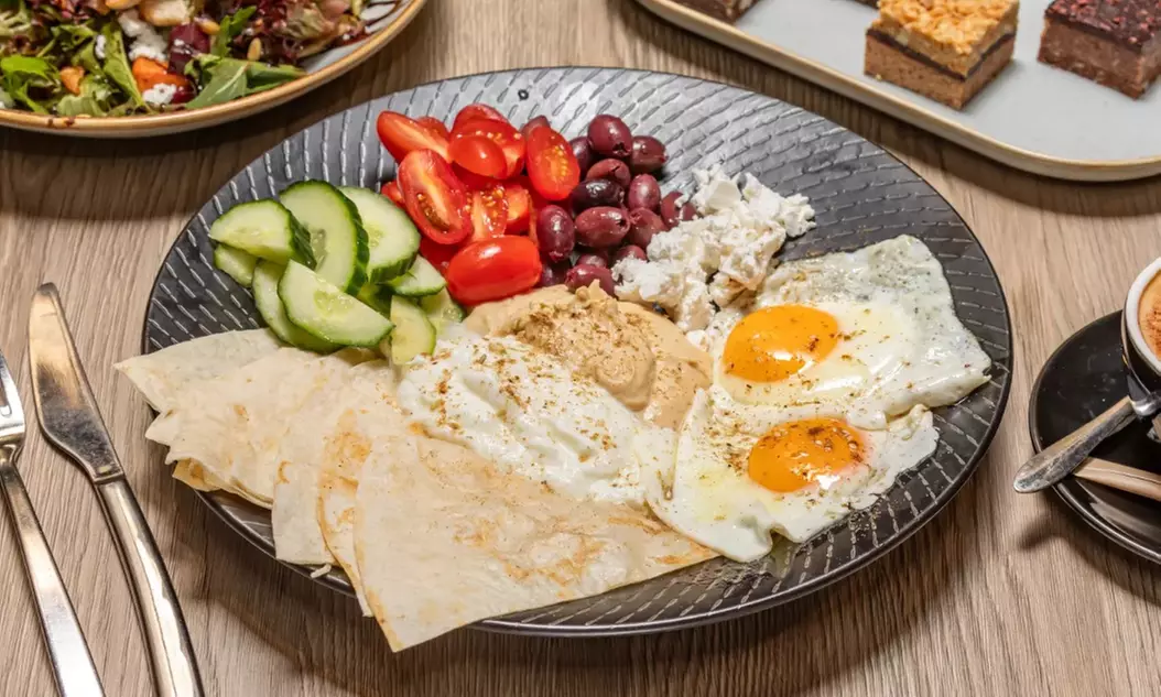 Breakfast Main with Coffee for One, Two, or Four People