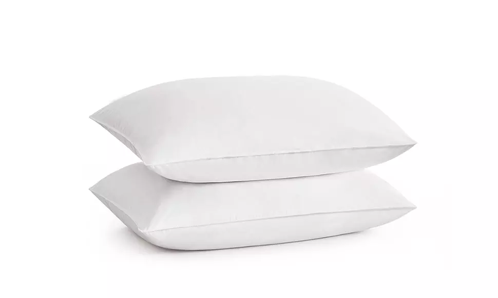 Peace Nest 2 Pack Goose Feather Down Bed Pillows 