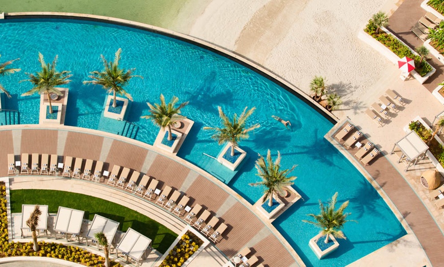 Image 1: Pool and Beach Access at The Pool at 5* Grand Hyatt Emirates Pearl