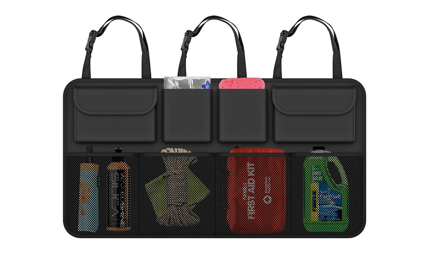 Image 3: Vinsani Deluxe Boot Organiser Black Or Grey