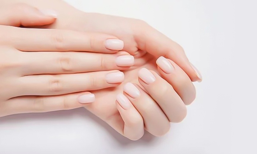 Image 4: Biab or Shellac Medi-Pedi for Strong, Beautiful Nail at Villux Therapy