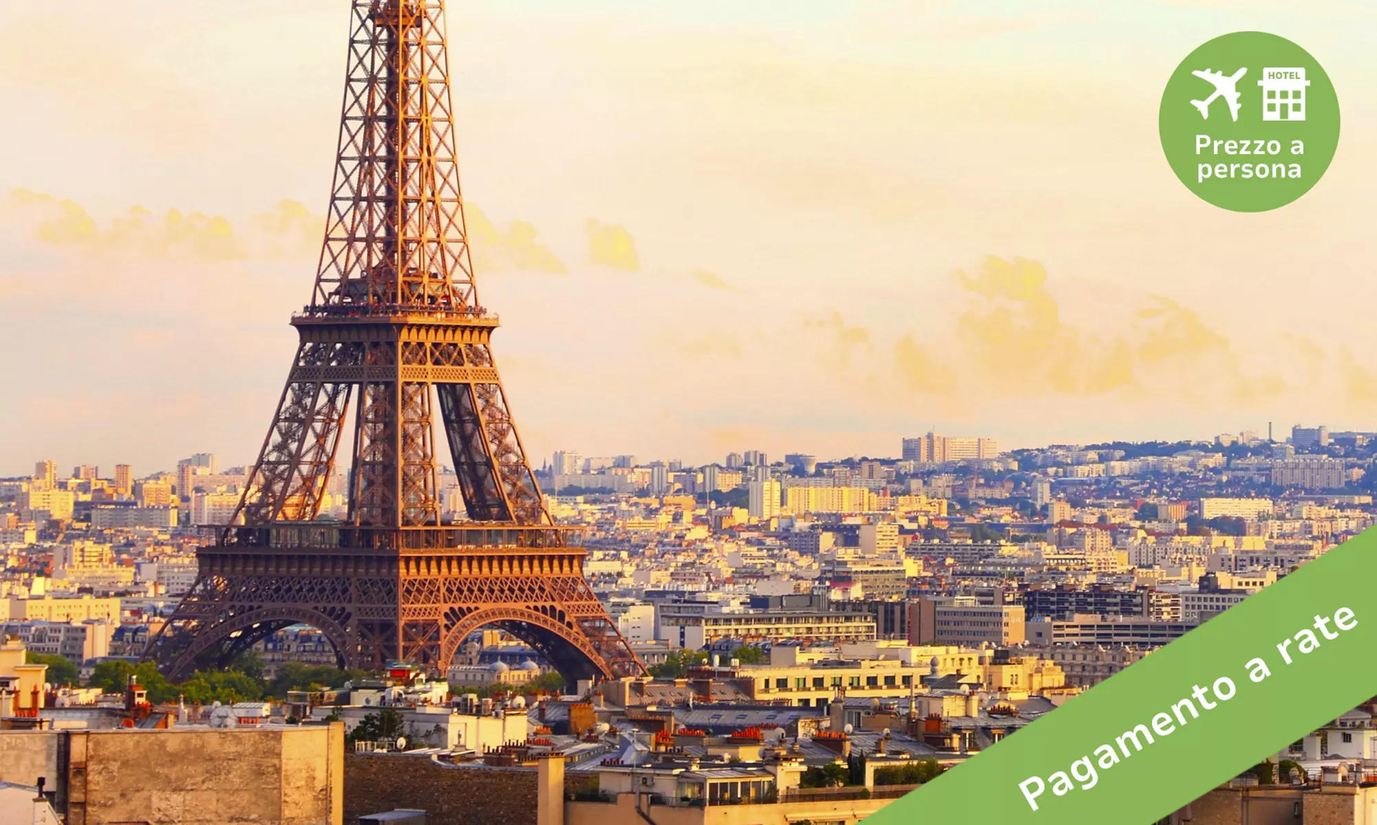 ✈ Parigi: Volo diretto più 7 notti in hotel