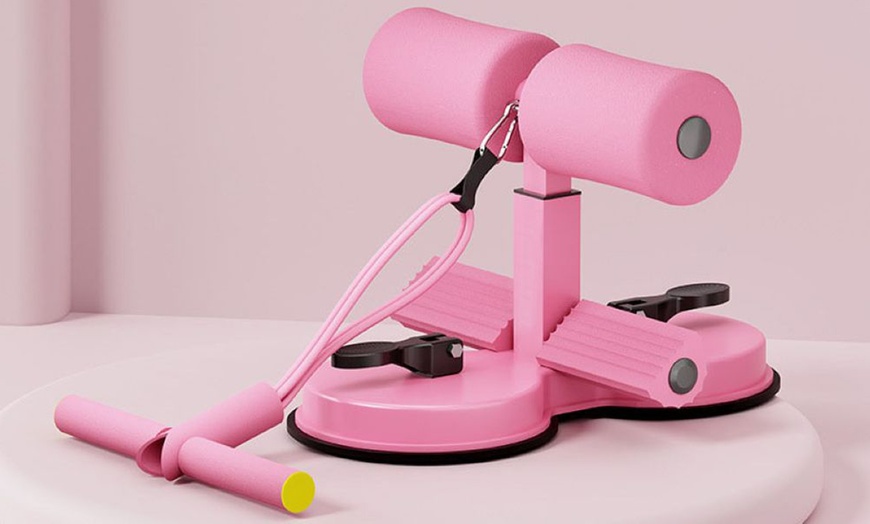 Image 3: Equipo de ejercicios para abdominales con banda elástica