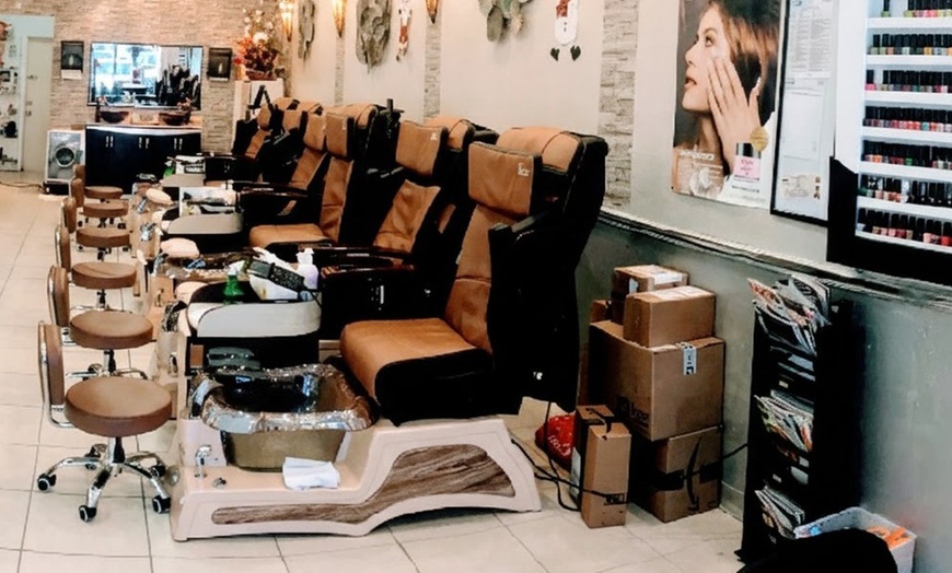 Image 3: Indulge in a Hot Stone Pedicure Combo with Optional Manicure