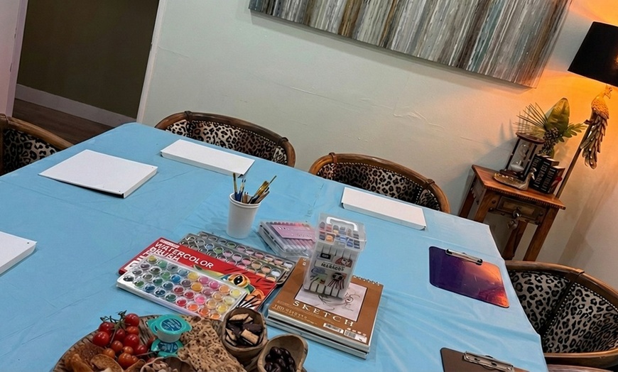 Image 3: Two-Hour Vision Quest Painting Party – Self-Connection & Art