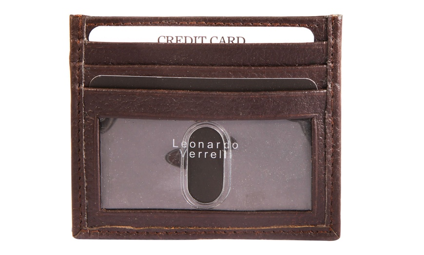 Image 26: Coffret cadeau en cuir Leonardo Verrelli