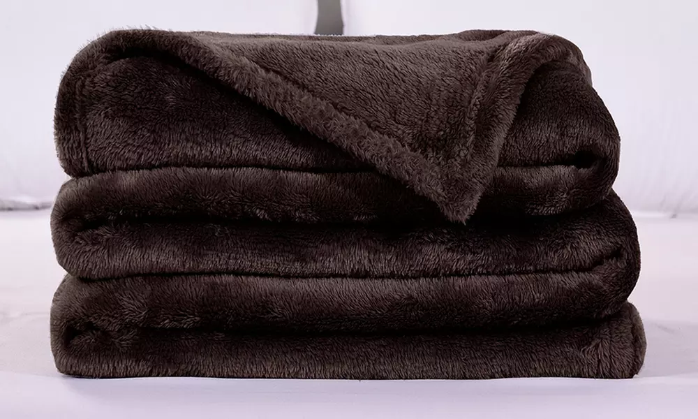 JML Soft Lightweight Plush Flannel Blanket for Bed/Sofa,King/Queen Size