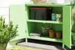 Outsunny Wooden Garden Storage Cabinet and Potting Bench - Image 2