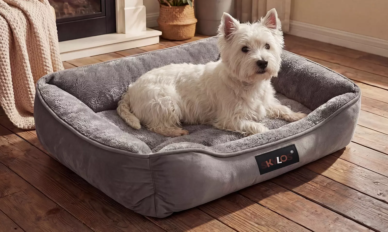 Skylos Orthopaedic and Coral Fleece Pet Beds