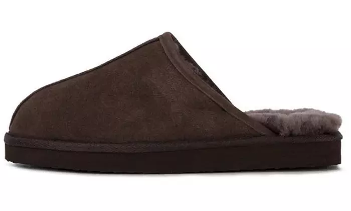 Redfoot Men's Sheepskin Mule Slippers