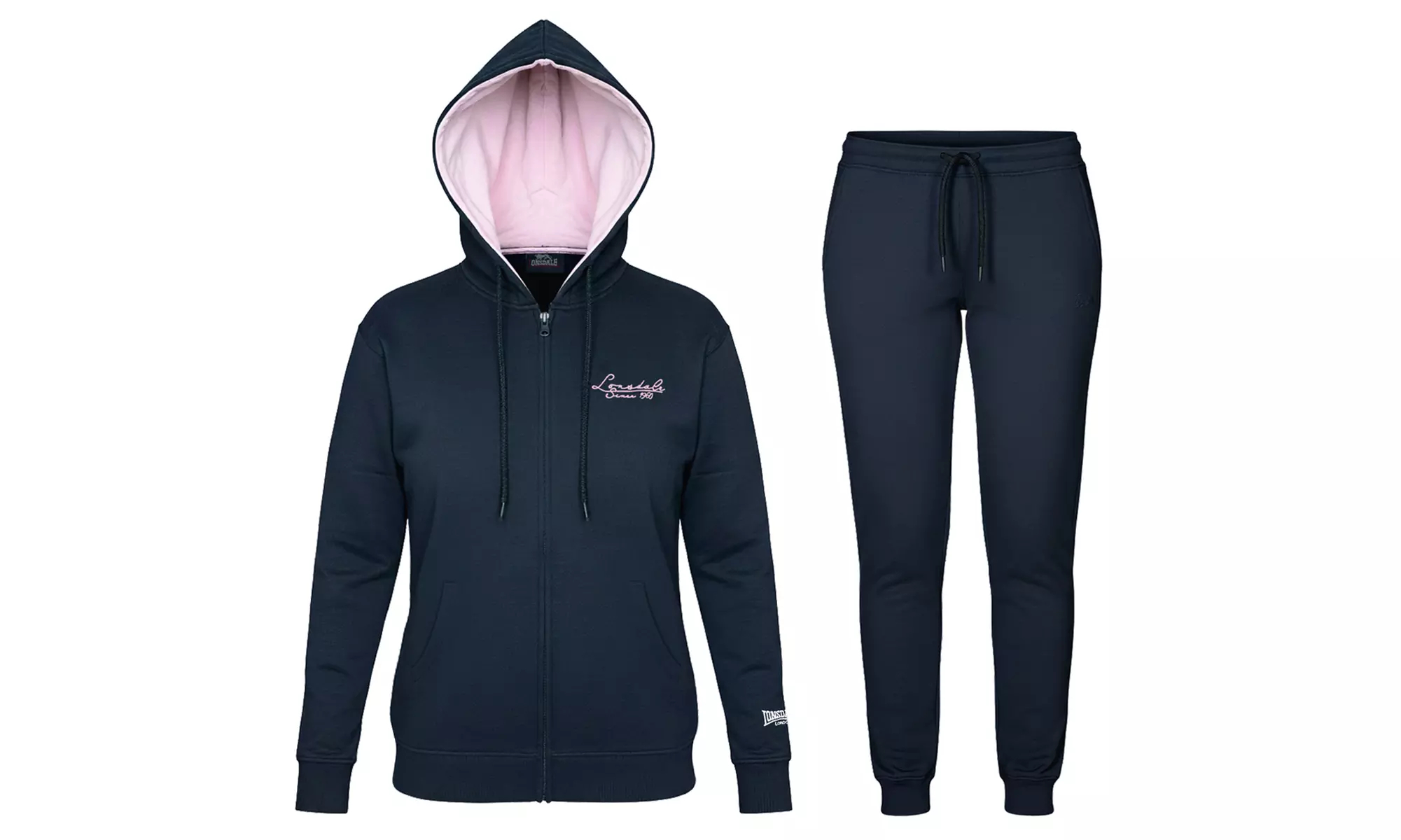 Tuta Lonsdale donna in cotone felpato