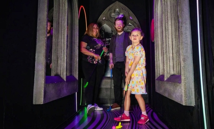 Image 3: Wizarding Themed Mini Golf w/ Drink for Two, Three, Four, Five or Six