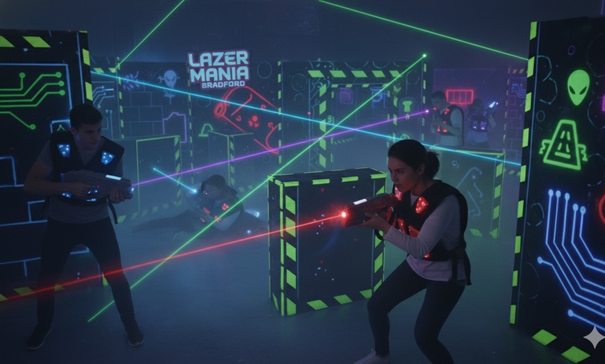 Image 1: Team Up and Battle It Out: Two Games of Laser Tag for 2, 4, 6 or 8 