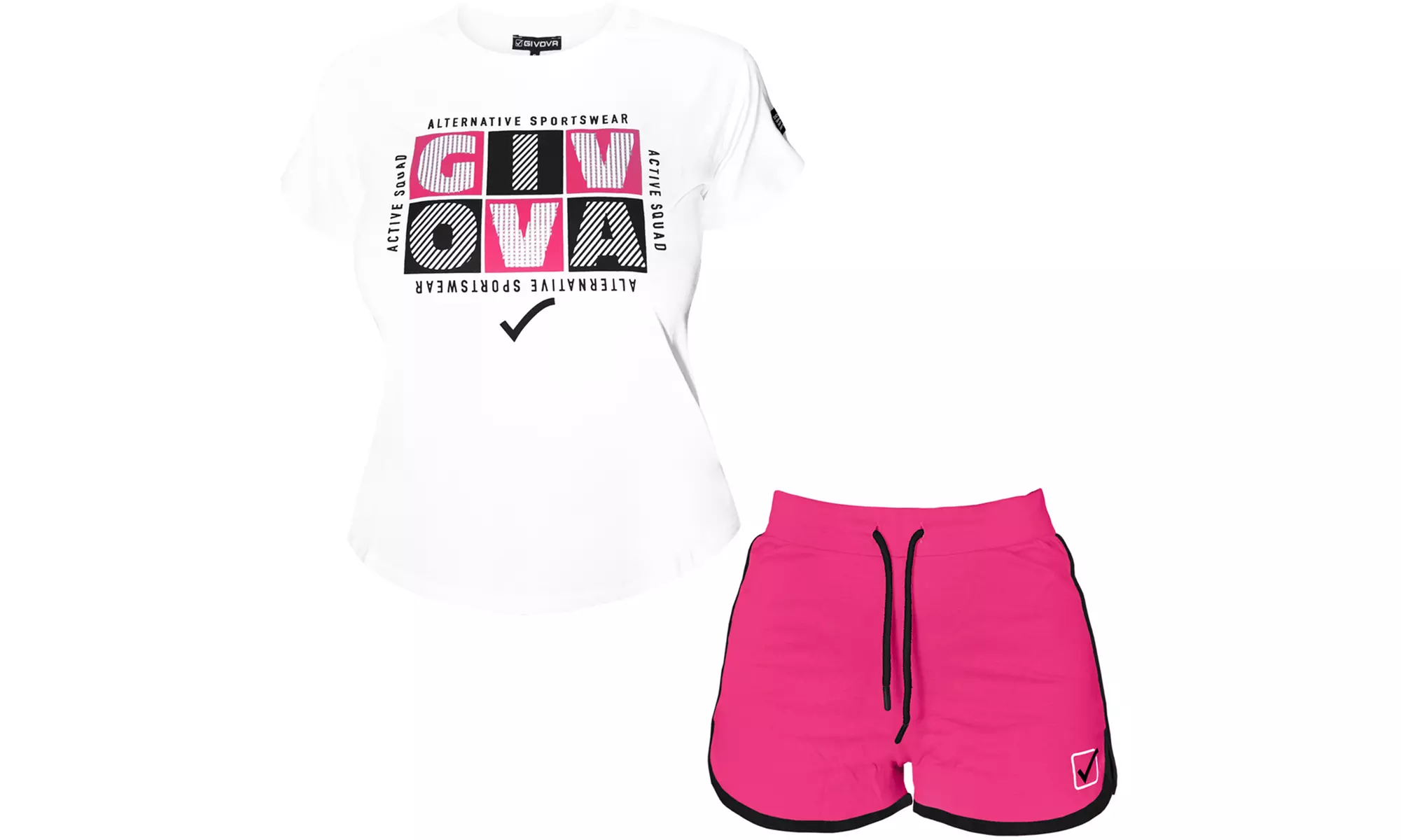 Completo sportivo da donna Givova in 100% cotone