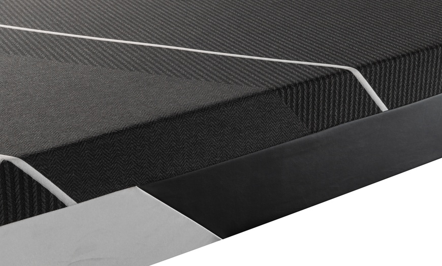 Image 3: Matelas Sampur hybride mémoire de forme gel et ressorts ensachés