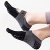 Image 7: Yoga Pilates Socks - Full Toe, Non-Slip Grip, Breathable Cotton