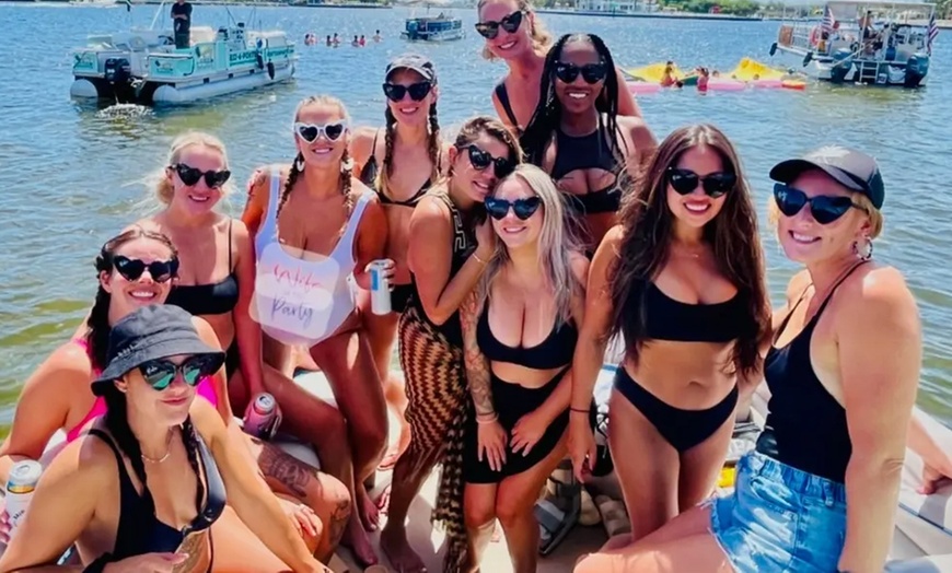 Image 9: Up to 26% Off Lake Austin Captained Pontoon Boat Rentals