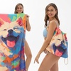 Image 11: 2-in-1 Convertible Beach Towel Backpack