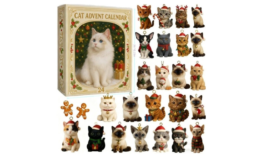 Image 2: Christmas Cat Countdown Calendar