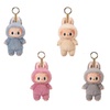 Image 1: Peluche porte-clé inspirée de Labubu