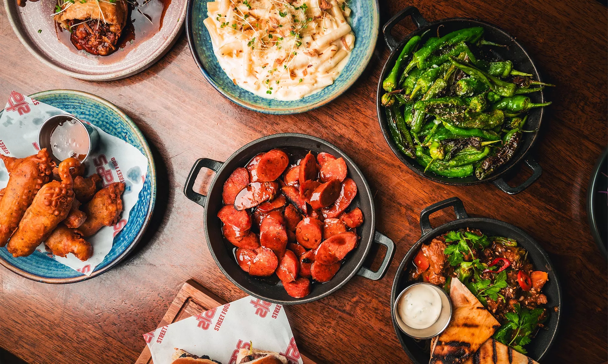 5 Tapas to Share Glass of Sangria for Two at 2Taps Wine Bar