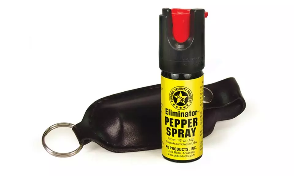 Pepper Spray Canister with Soft Case and Keyring - Second Medium