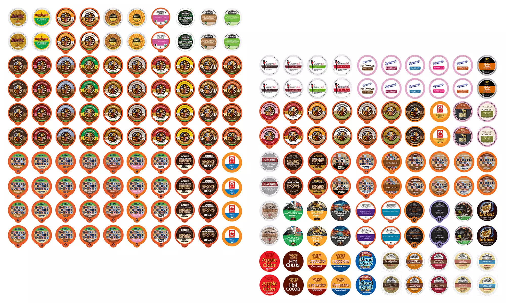Flavored Coffee Single Serve Cups Sampler for Keurig K Cup Brewers (100-Piece) - Primary Image