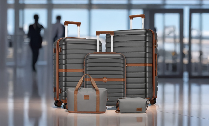 Image 1: 1x oder 3x Kono Reisekoffer inkl. Reisetasche und Kulturbeutel