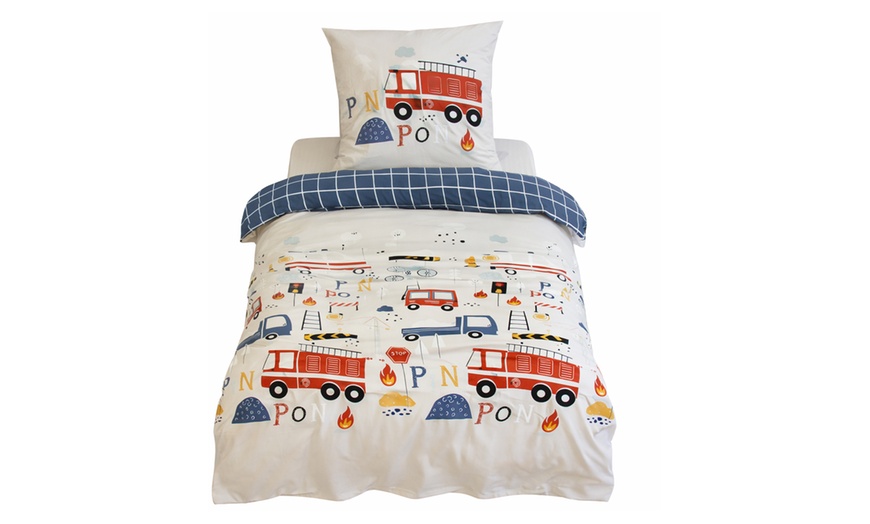 Image 11: Completo lenzuola per bambini e/o tappeto in cotone riciclato