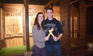 1-Hour Axe Throwing Fun and Rage Room Smash Session for Groups