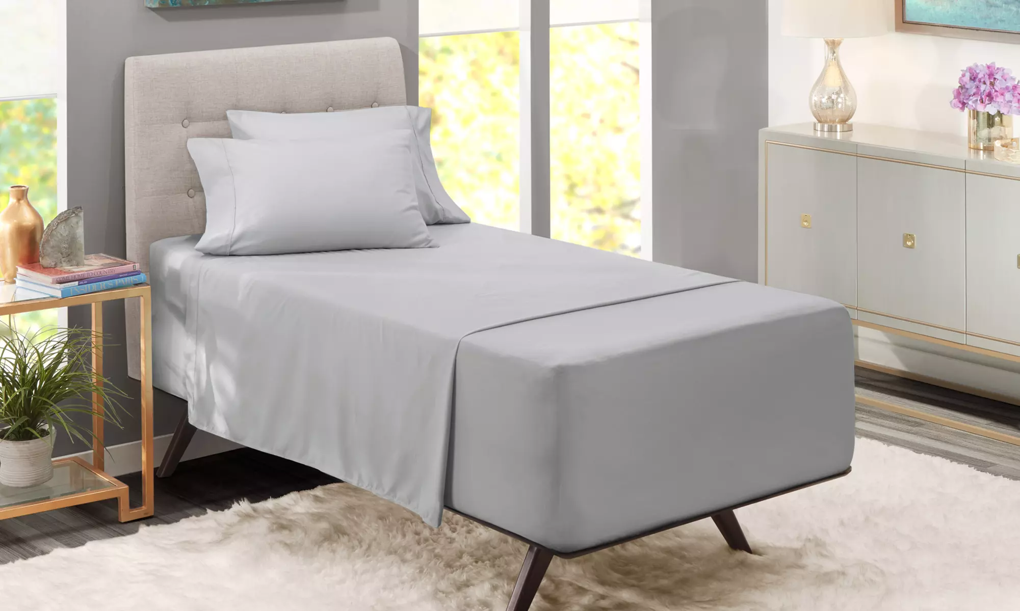 Nestl Extra Deep Pocket Sheets - 18-24 Inch Fitted Bed Sheet Set - 6 Piece