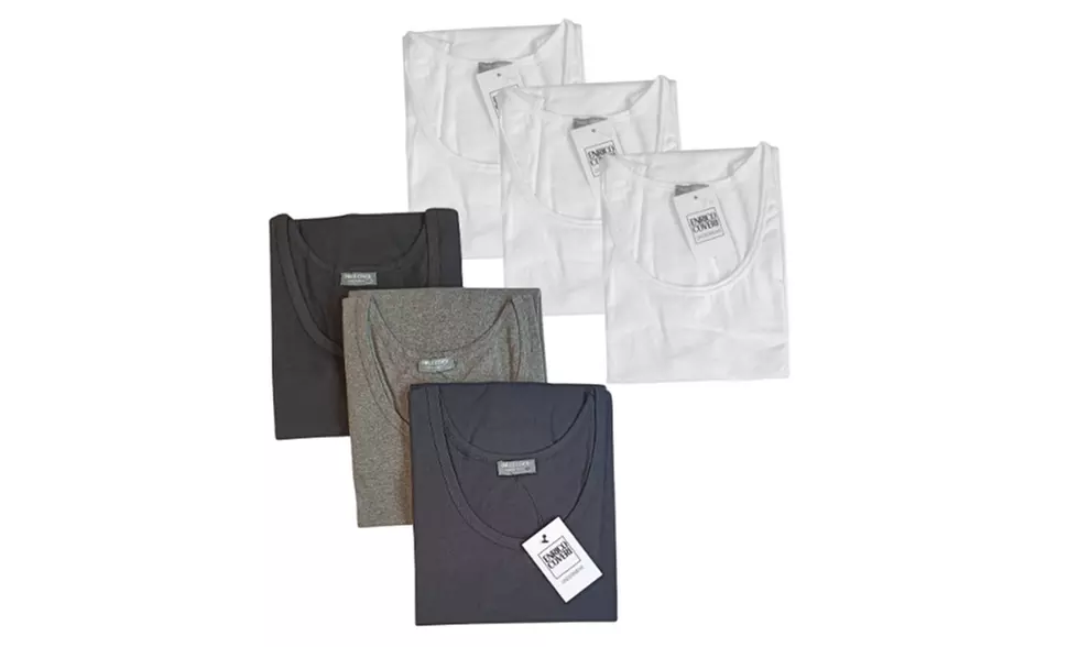 3 canottiere da uomo in cotone Enrico Coveri