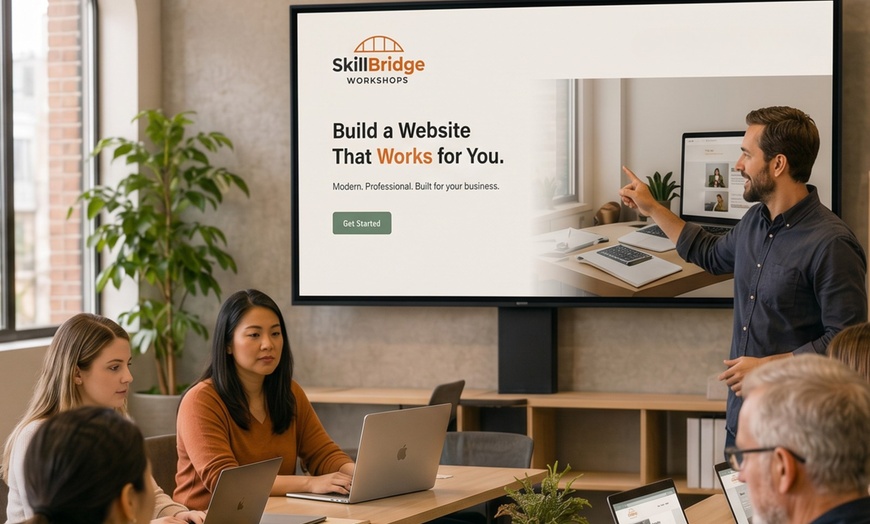Image 3: Launch a Website With AI Workshops